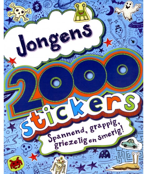 2000 stickers jongens
